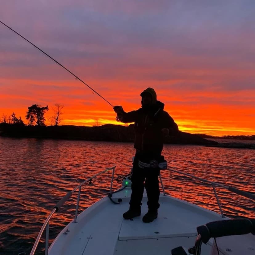 Flugfiske med fiskeguide från båt - Heldag